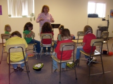 Children learning about God
